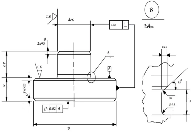 Tabla 2.6 Dimensiones del inserto superior. 
