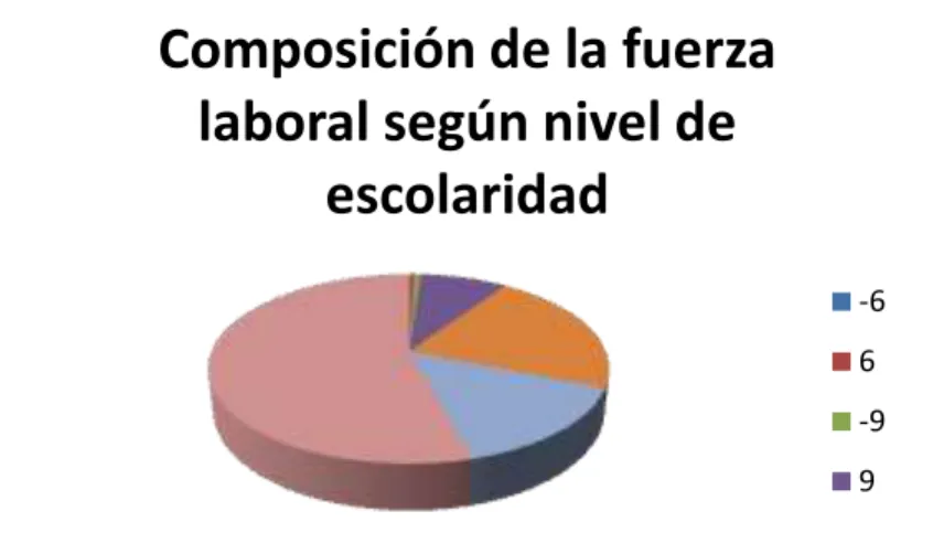 Tabla 2.4: Composición de la plantilla por rangos de edades. 