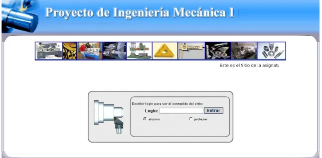 Fig. 2.2 Página de inicio 