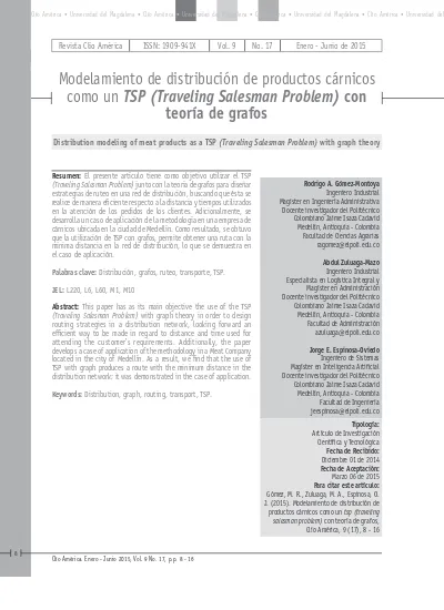 Volver a los detalles del artículo Modelamiento de distribución de productos cárnicos como un