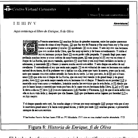 Figura 8: Historia de Enrique, fi de Oliva 