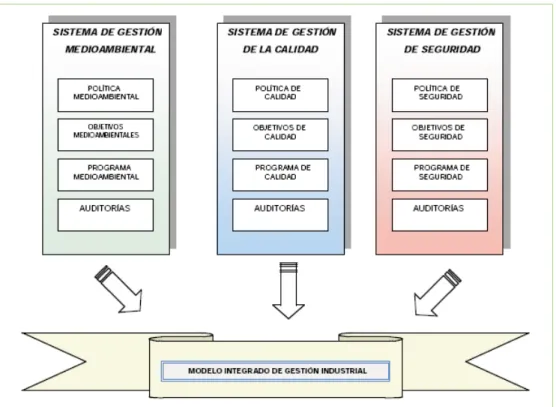 Fig. 1.3: Modelos de Sistemas de Gestión (García, 2004). 