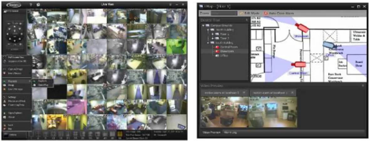 Figura 8.Interface del software de gestión de video de Aventura (Aventura, 2014b). 