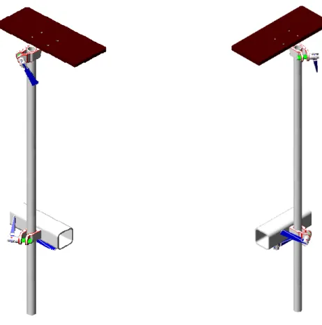Fig. 27. Modelo en 3D del Tercer Sub-Ensamble. Perneras. 