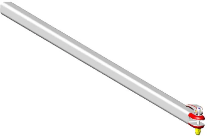 Fig. 28. Modelo en 3D del Cuarto Sub-Ensamble. Guía de piernas. 