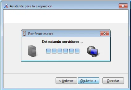 Figura 3.6. Detectando servidores MSQL Server. 