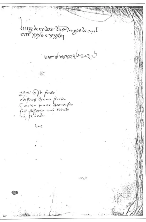 Fig. 7. Zaragoza, Archivo Municipal, Livro de cridas de los anyos de mil CCC  XXXV e XXXV!, sign