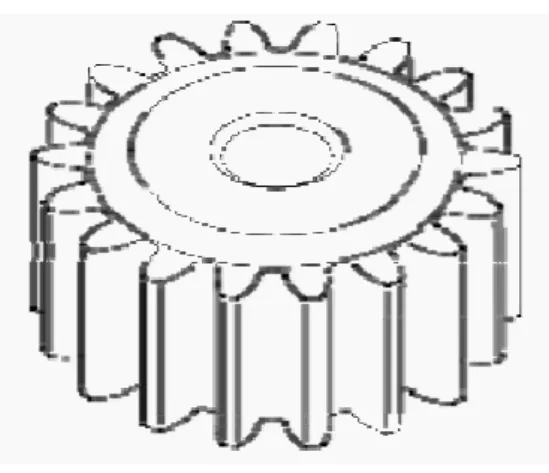 Figura 1-1 Piñón Recto. 