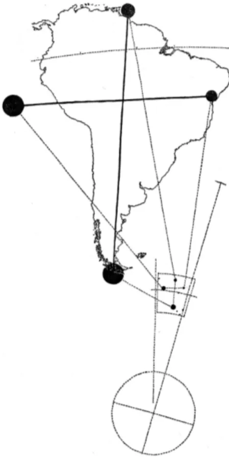 Figura 5 &amp; 6. Amereida, vol.1, Propio norte (Valparaíso: Ediciones Universi- Universi-tarias de Valparaíso 2011 [1967]), 22 &amp; 36