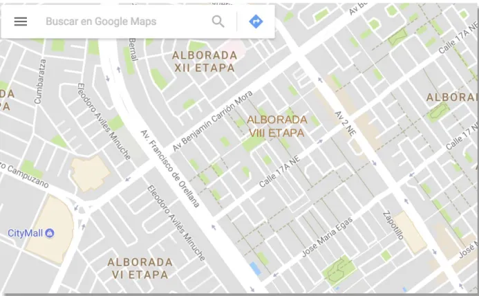 Figura 1. Mapa Alborada VIII - XII 