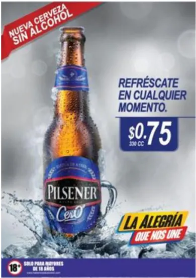 Figura 3. Botella Pilsener Cero 