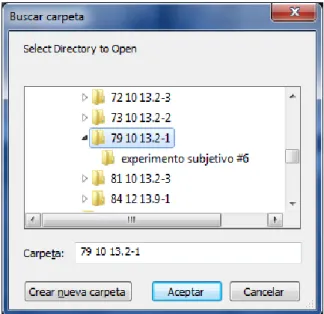 Fig. 10 Navegador para cargar las imágenes compactadas. 