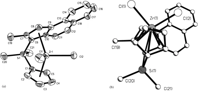 Fig. 2. ORTEP representation of molecular structure of compound 9. Thermal ellipsoids are drawn at the 50% probability level