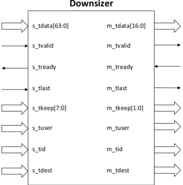 Figura 3-5: Interfaces del Downsizer 