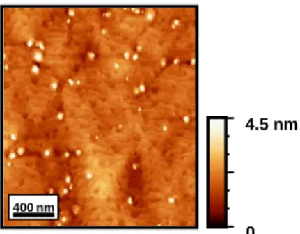 Figure  1.  AFM image of 2 x 2  µm 2  area for the InN/In x Ga (1-