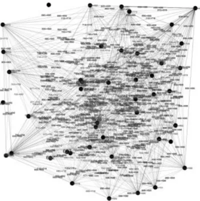 Figura 3.7. Vistas exportadas de Gephi