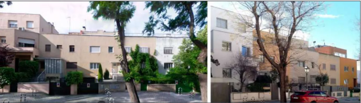 Fig. 3. Fernando García Mercadal. Cuatro viviendas en la Colonia Parque-Residencia. Calle Carbonero y  Sol, 22-28, Madrid, 1931-32
