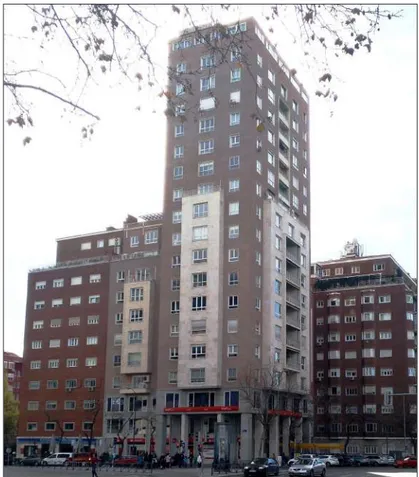 Fig. 10. Fernando García Mercadal. Edificio Lima, Madrid, 1954-56. 
