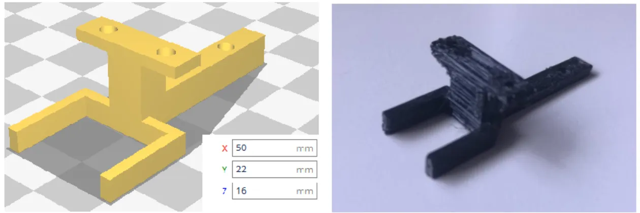 Figura 2. 11: Soporte 3D para circuito de captura 