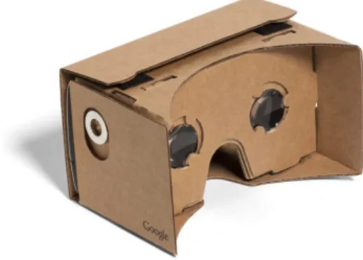 Fig. 1. Visor básico de Google Cardboard.  