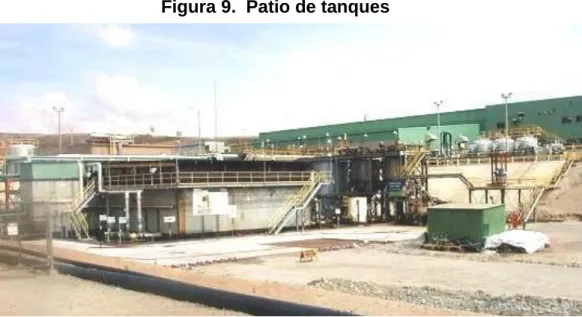 Figura 9.  Patio de tanques 