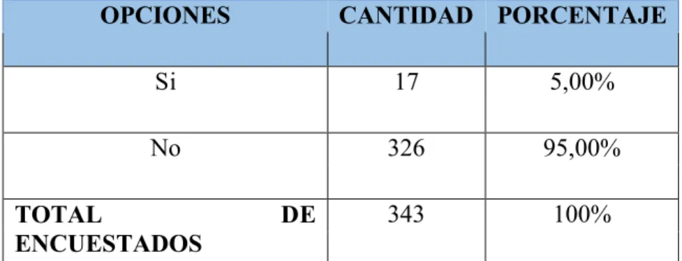 Tabla 13: Promoción turística 