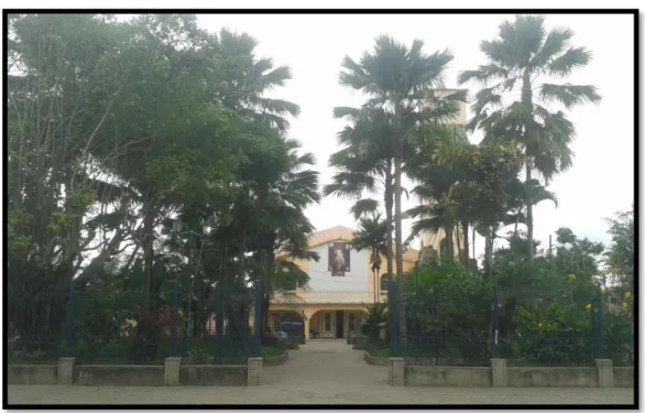 Ilustración 4: Iglesia y parque en centro del Cantón 