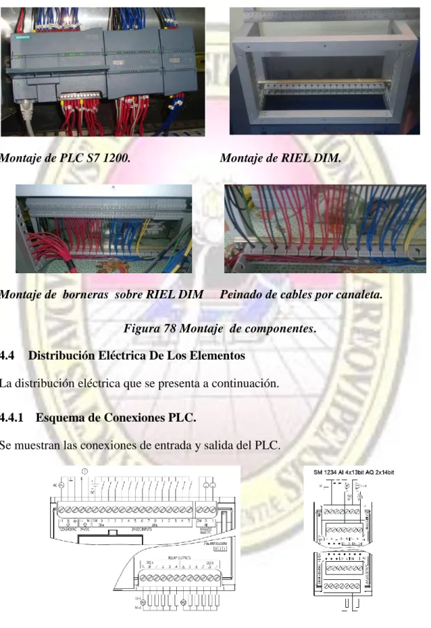 Figura 78 Montaje  de componentes. 