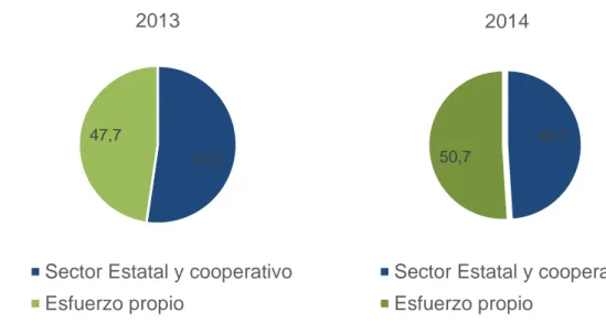 Gráfico 1.5 “Consumo de Cemento para Cuba (Años 2013-2014)” 