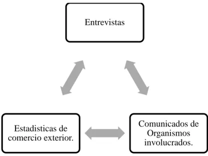 Figura 1. Elementos de la triangulación de datos. 