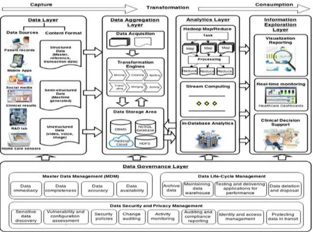 Figura 10. Model d’Arquitectura Big Data en sanitat 