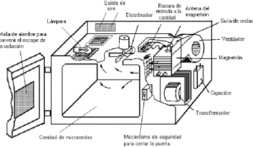 Figura 5. Estructura de Horno Microondas 