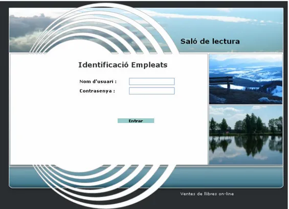 Fig. 11 – Pantalla Inicial (login) 