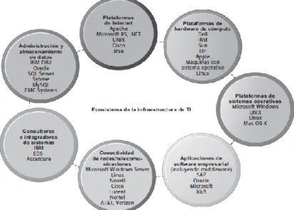 Figura 1.2 Componentes de Infraestructura de TI 