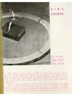 Fig. 1. Folleto exposición Calder. 