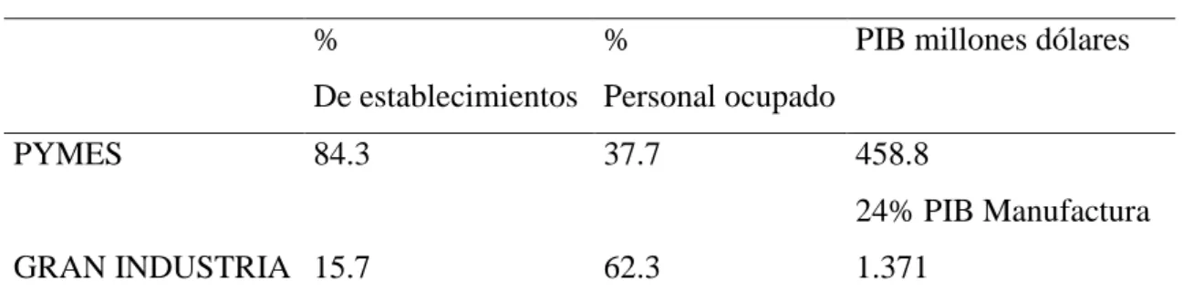 Figura No. 2. Principales diferencias con la gran industria   Nota: Datos obtenidos de Barrera (2011) 