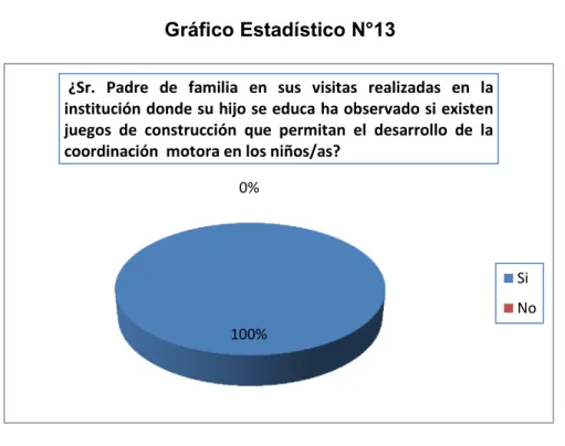 Gráfico Estadístico N°13 