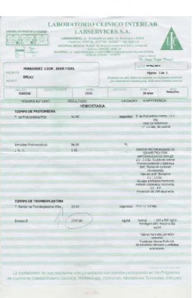 Figura 1: Informes de Laboratorio- Aumento Dimero D 