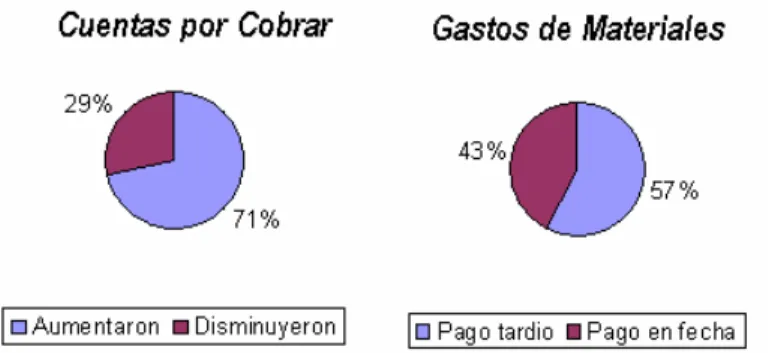 Figura 2.2 Variaciones de Mayor Incidencia en los proyectos del grupo A