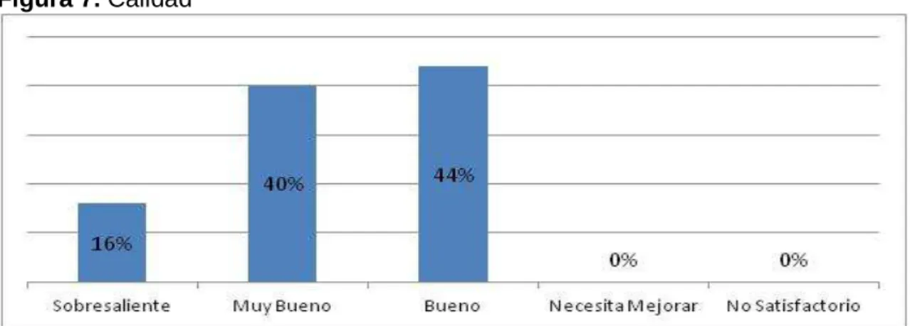 Figura 7. Calidad 