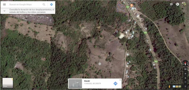 FIGURA 1 Sitio El Cerro  FUENTE: Google Maps, (2018) 