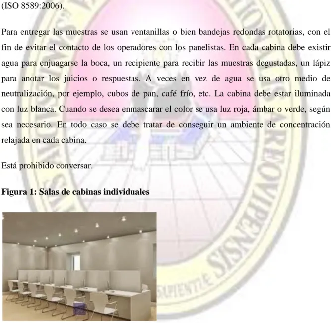 Figura 1: Salas de cabinas individuales 