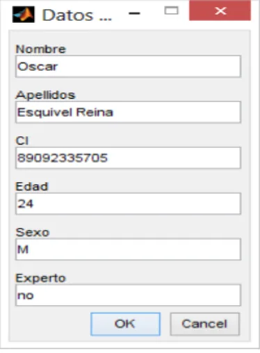 Figura 3.9Datos de observador . 