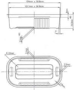 Figura 1. Descripción del componente del envase 