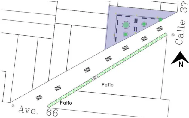 Fig. 3.9. Segunda cuadra  Fuente: Autor 