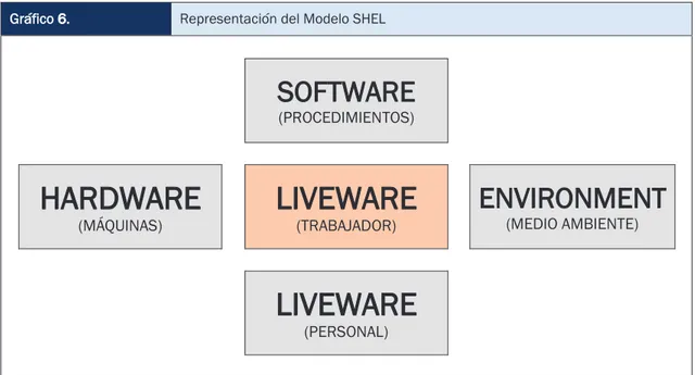 Gráfico 6.  Representación del Modelo SHEL 