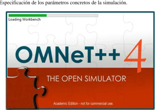 Figura 2.3: Presentación del Simulador OMNeT++. 