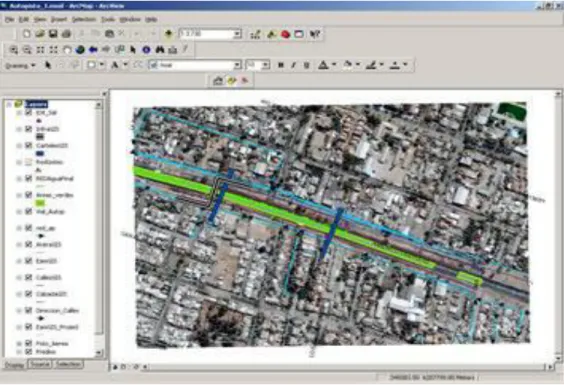 Figura 8. Visualización con Arc-Editor 
