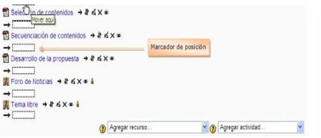Figura 3.6 Desplazamiento de elementos didácticos. 