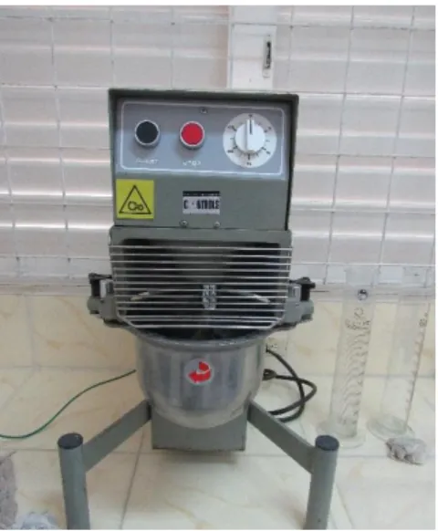 Fig. 2.1: Mezcladora de paleta 